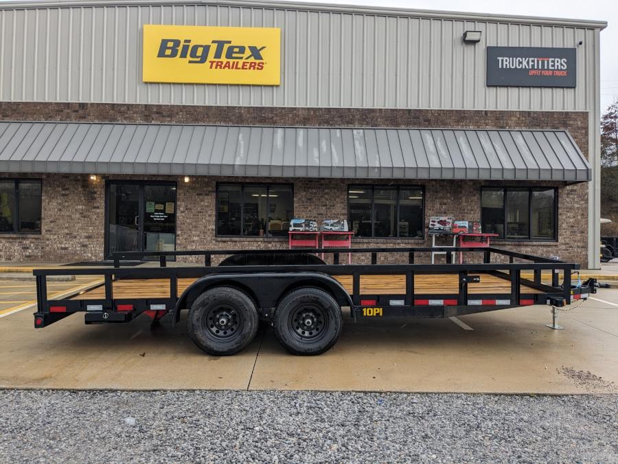 Big Tex 10PI 83″ x 18 Pro Series Tandem Axle Pipe Top Utility Trailer image 5