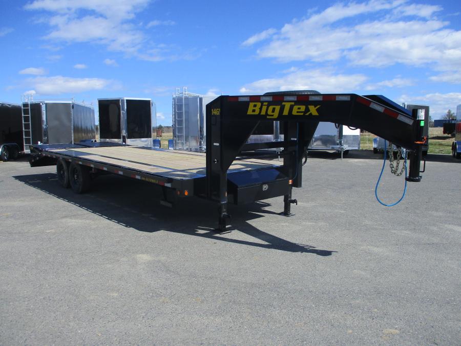 Big Tex 14GN, Gooseneck, 102″ x 25′, 15.9K, Dovetail, Mega Ramps image 0