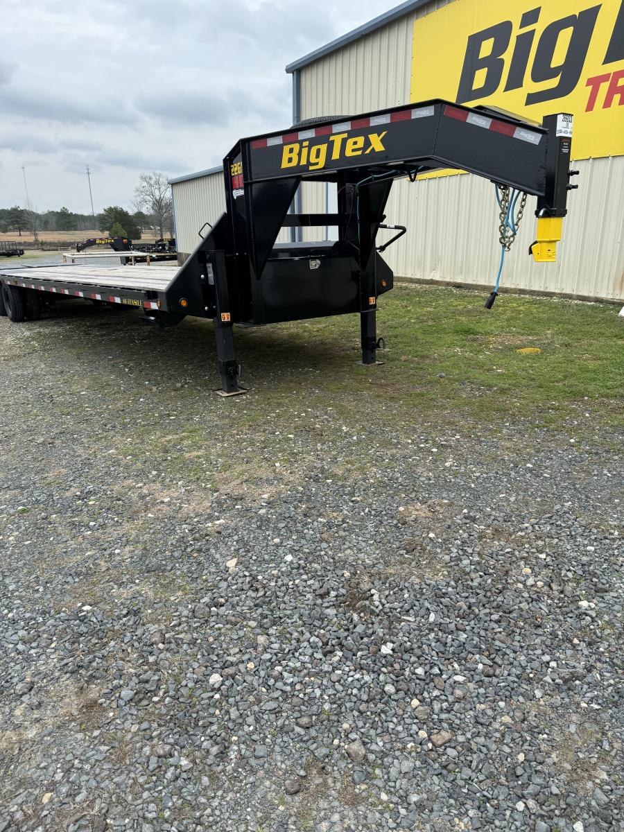 Big Tex 22GN, Gooseneck, 102″ x 30′, 23.9K, Dovetail, Mega Ramps image 1