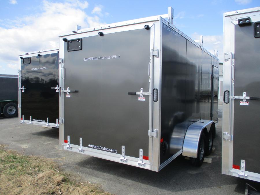 7X16 Stealth Cargo with Ladder Racks image 2