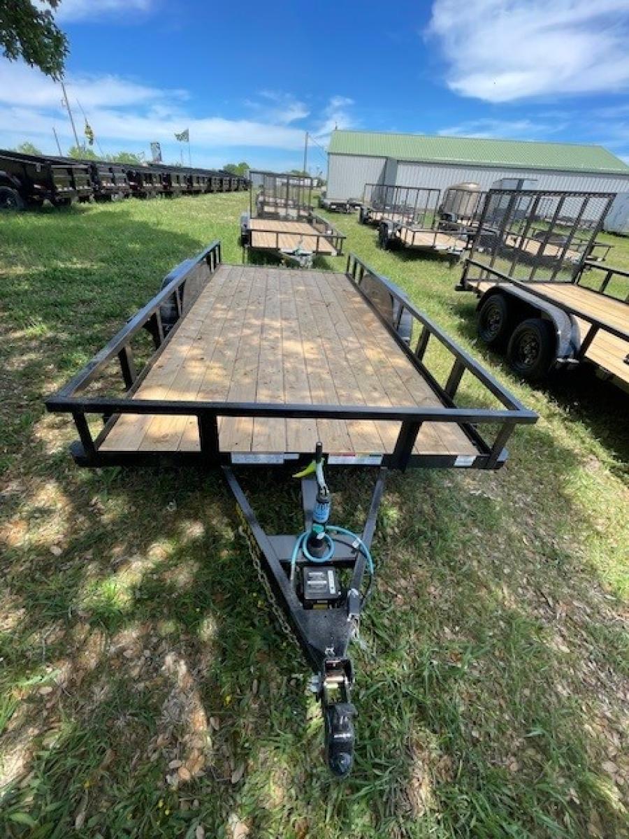 Big Tex 70PIX 83" x 16 Tandem Axle Pipe Top Utility Trailer Big Tex