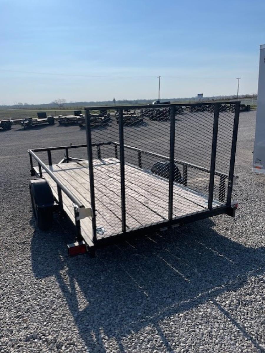 USED 2022 Karavan Utility Trailer 60″ X 12ft with fold down sides. image 1