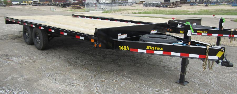 Big Tex 14OA 14K OVER/AXLE FLAT (8.6×20) 8″ FRAME #48957 image 0