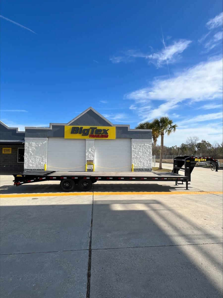 Big Tex 14GN, Gooseneck, 102" x 25', 15.9K, Dovetail, Mega Ramps Image 2
