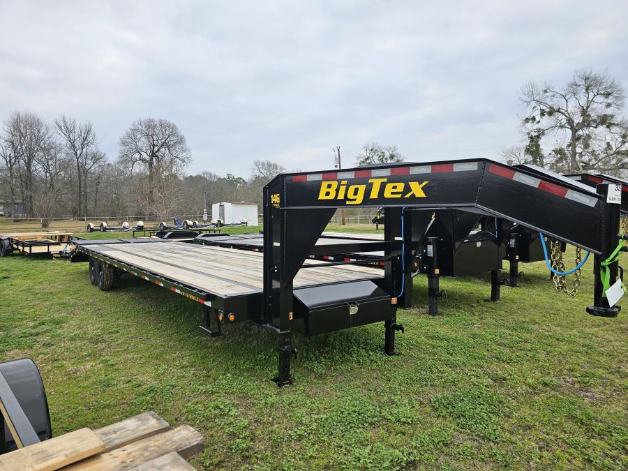 Big Tex 14GN 14,000#,TA,GN,(8 1/2 x 25+5 Black,DT with 2-Megaramps image 1