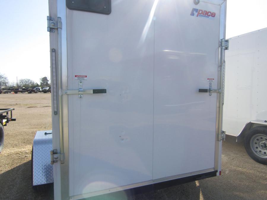 Price reduced STORM DAMAGE in description! Pace 6×10 cargo with ramp #14116 image 4