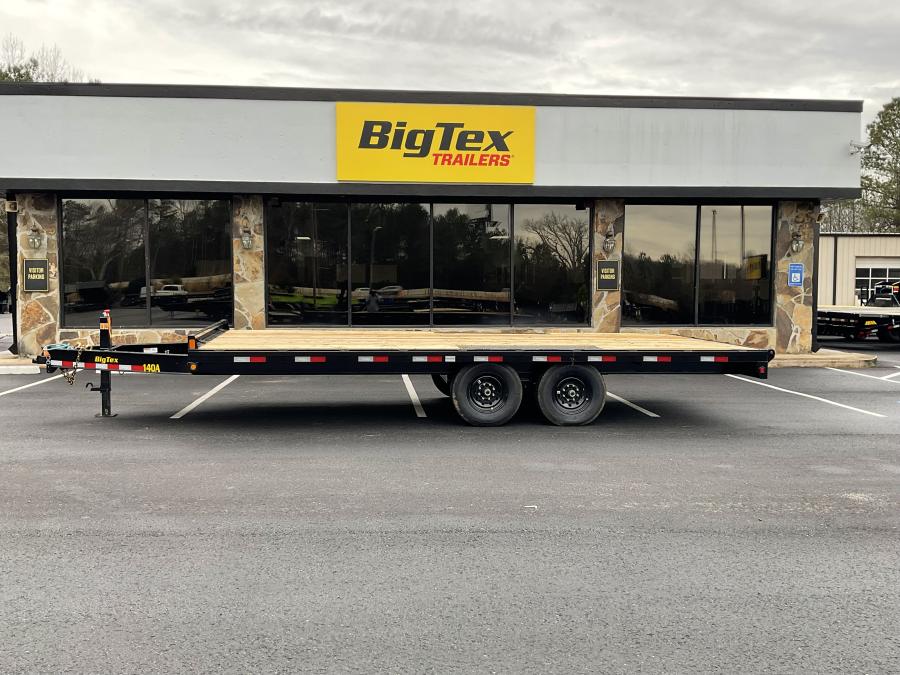 Big Tex 14OA 14K OVER/AXLE FLAT (8.6×20) 8″ FRAME BLACK image 0