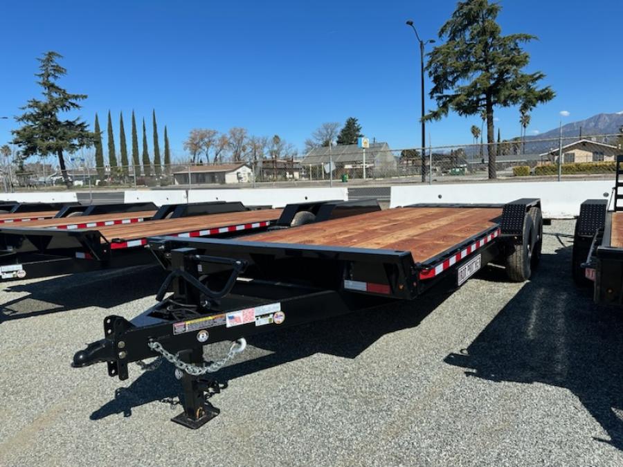 ET47 CHANNEL EQIP TRAILER 7X20 14K MEGA RAMPS BY IRON PANTHER image 0