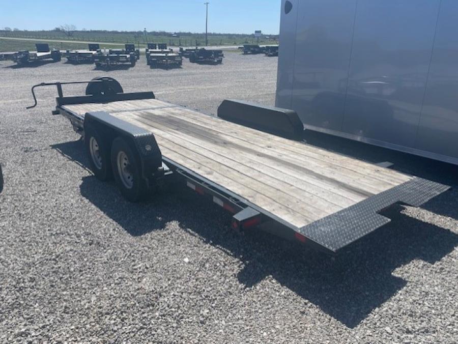 USED Big Tex 14TL 14,000# GVWR Tilt Trailer w/ 4ft Stationary and 16ft Tilt Deck & 14 Ply Tires and Spare Included! image 2