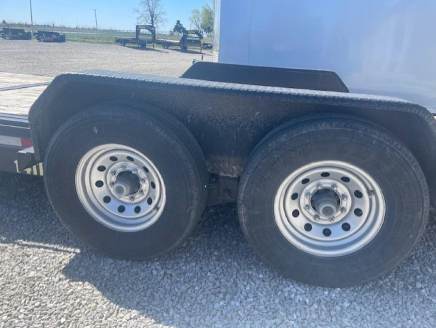 USED Big Tex 14TL 14,000# GVWR Tilt Trailer w/ 4ft Stationary and 16ft Tilt Deck & 14 Ply Tires and Spare Included! image 3