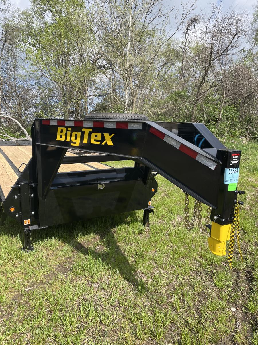 Big Tex 14GN 102″ x 25 + 5 Single Wheel Tandem Axle Gooseneck image 0