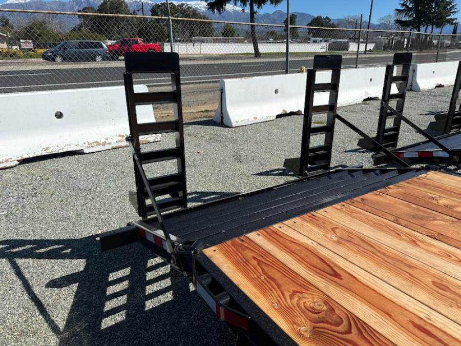ET47 CHANNEL EQIP TRAILER 7X20 14K KNEE RAMPS BY IRON PANTHER Image 1