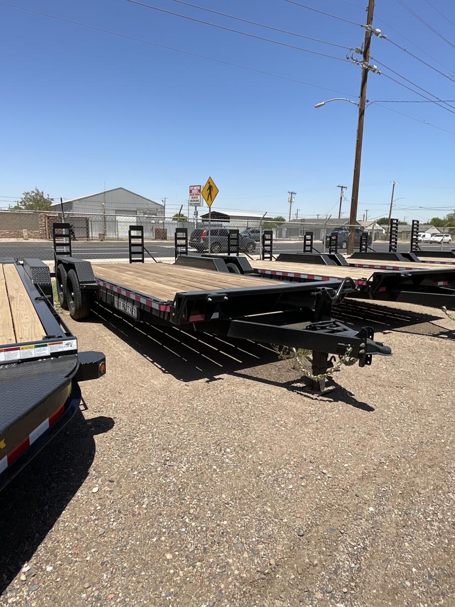 ET47 CHANNEL EQIP TRAILER 7X20 14K KNEE RAMPS BY IRON PANTHER Image 2