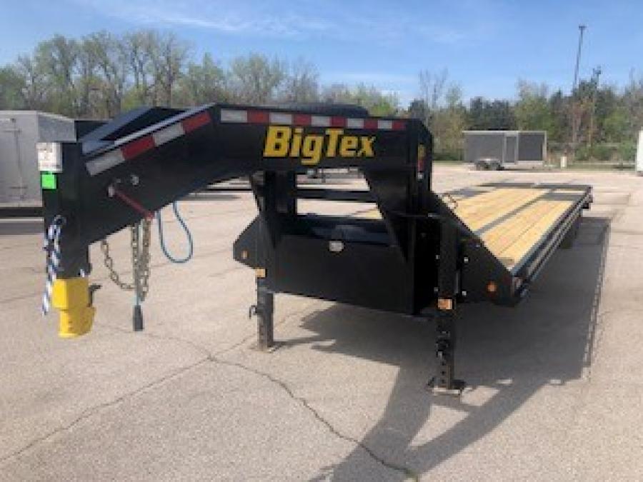 2024 Big Tex 22GN – dual-wheel tandem axle 35′ (30+5) gooseneck trailer w/ mega-ramps, tool box, spare tire image 0