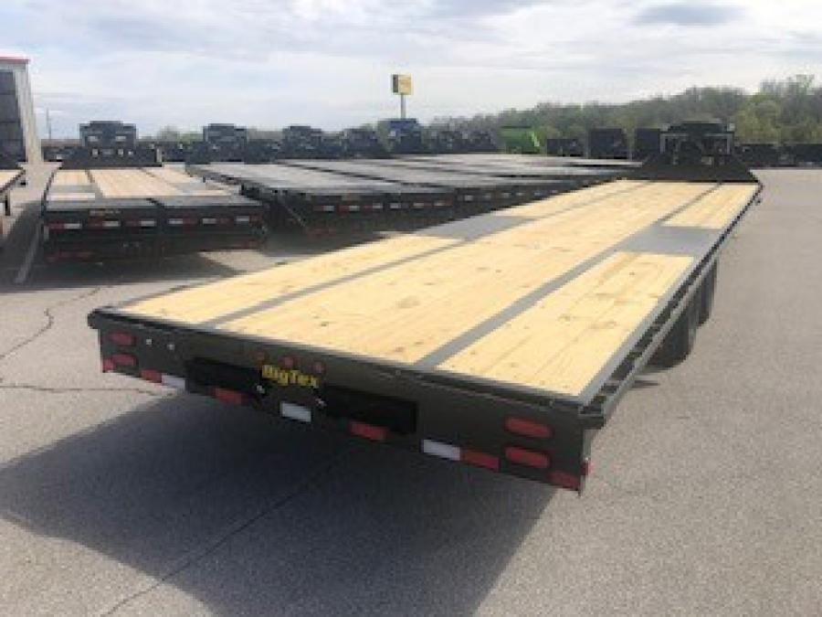 2024 Big Tex 22GN – dual-wheel tandem axle 40′ gooseneck trailer w/ 8′ slide-out ramps, tool box, spare tire image 2