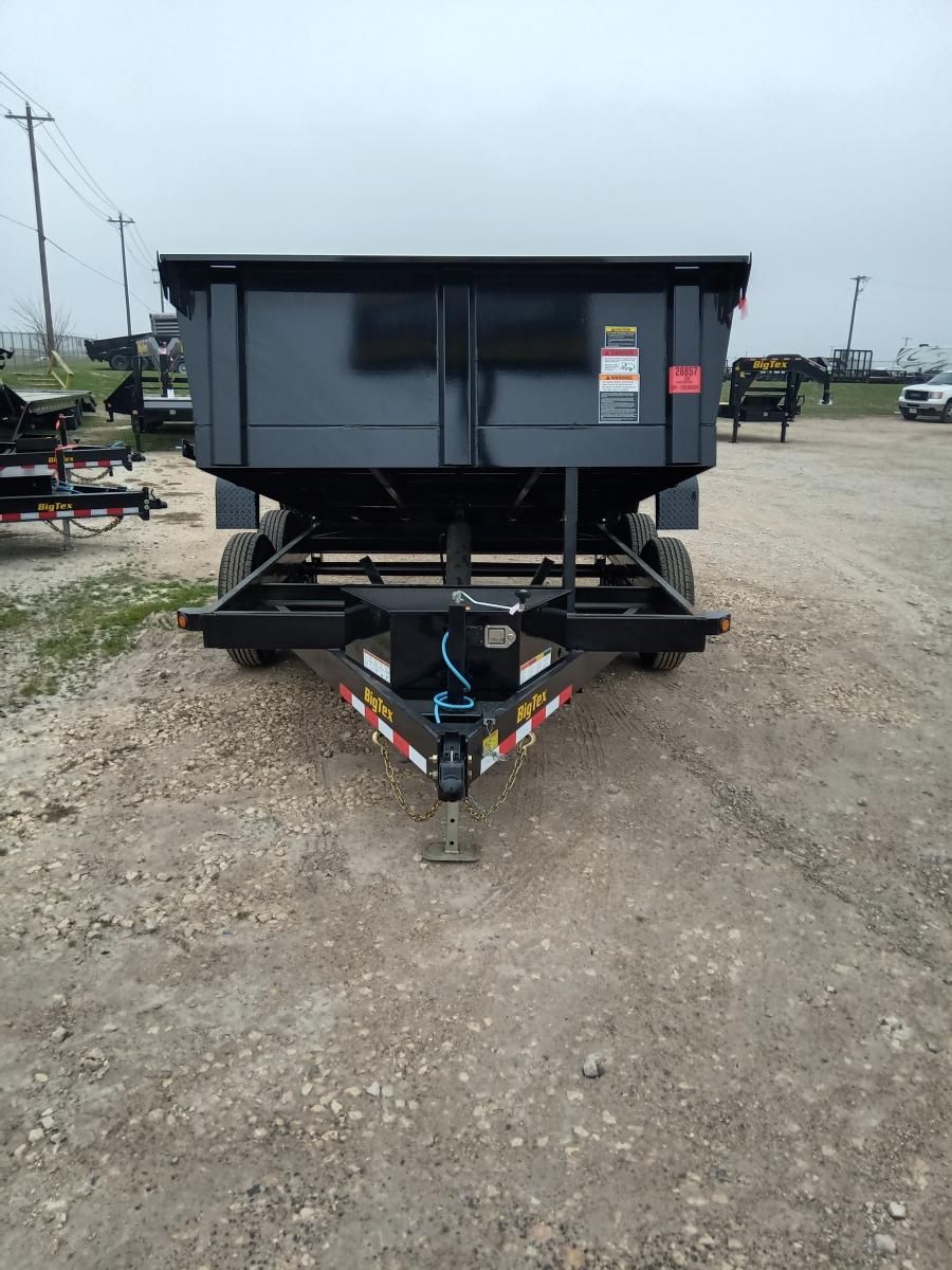 Big Tex 12SR 12,000#,TA,SR DUMP,(83 x 12) 6 SlR, SPMT, BLACK image 0