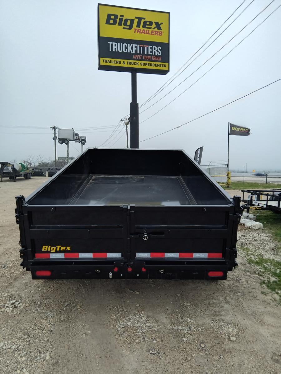 Big Tex 12SR 12,000#,TA,SR DUMP,(83 x 12) 6 SlR, SPMT, BLACK image 2