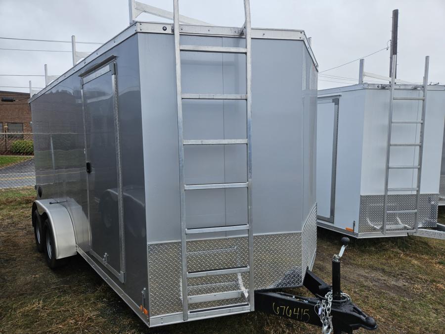 RDLX RDLX 7 x 16 TA FLAT TOP WEDG ENCLOSED TRAILER BY RC image 0