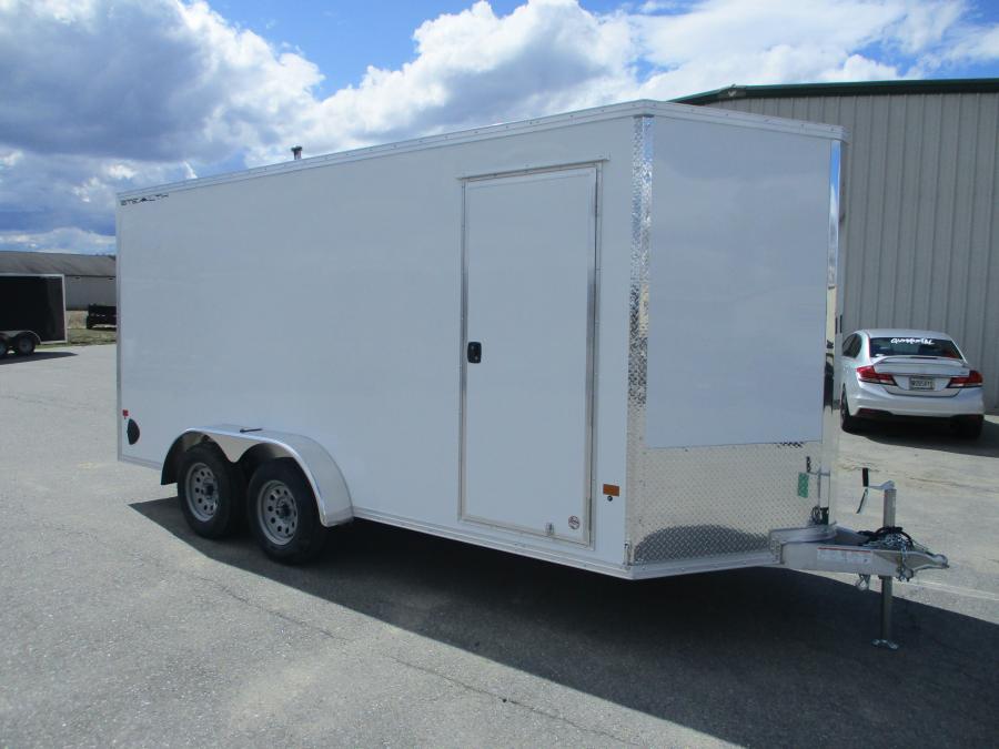 7X16 Stealth V-Nose Cargo Trailer by Cargo Pro image 1