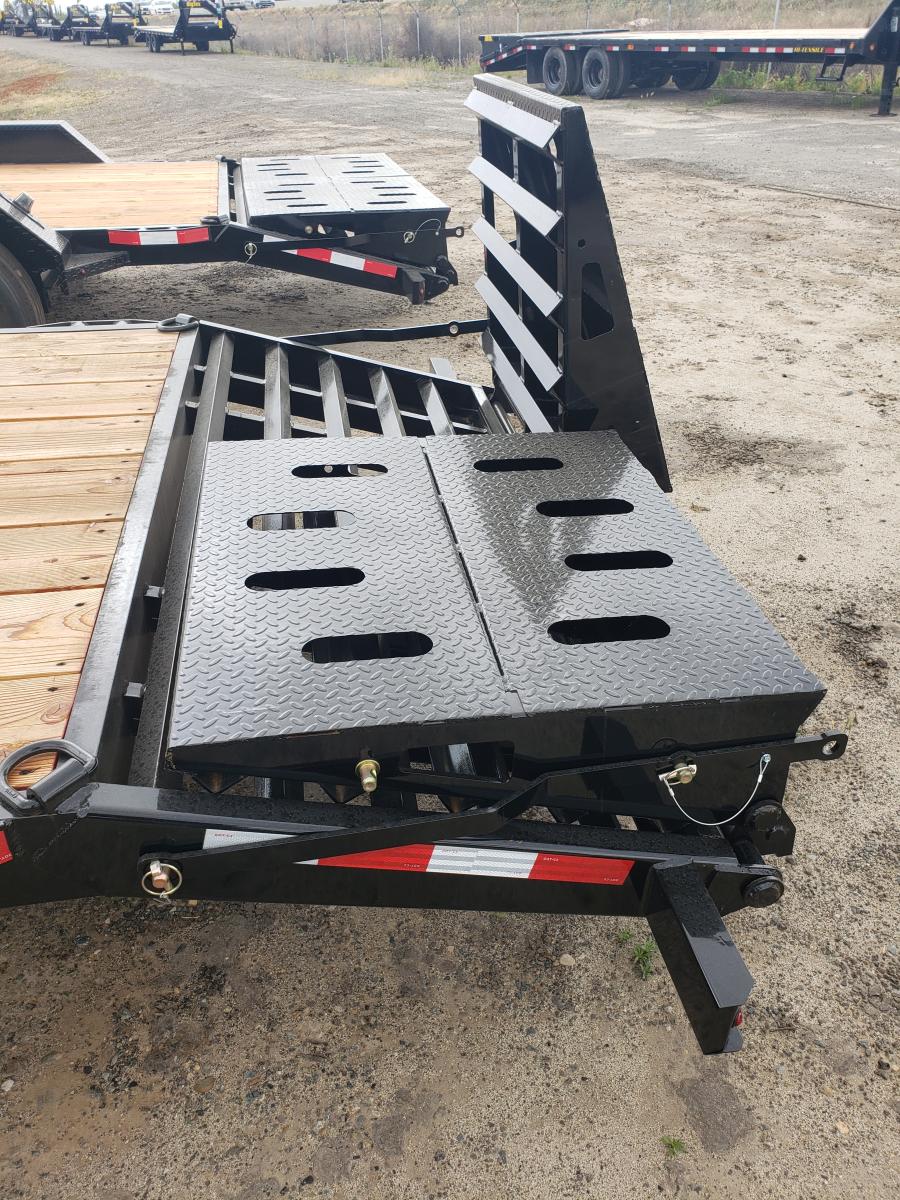 ET47 CHANNEL EQIP TRAILER 7X20 14K MEGA RAMPS BY IRON PANTHER image 1