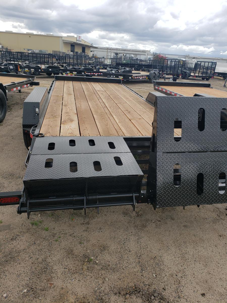 ET47 CHANNEL EQIP TRAILER 7X20 14K MEGA RAMPS BY IRON PANTHER image 2