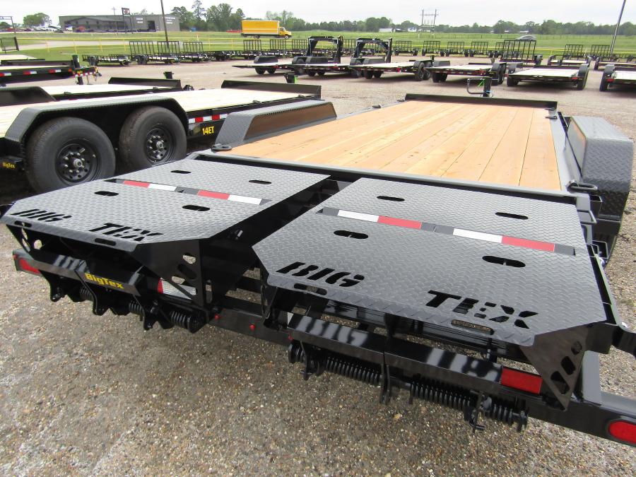 Big Tex 16EH 83″ x 19 + 3 (19 Deck w/ 3 Cleated Dovetail) Equipment Trailer #52640 image 2