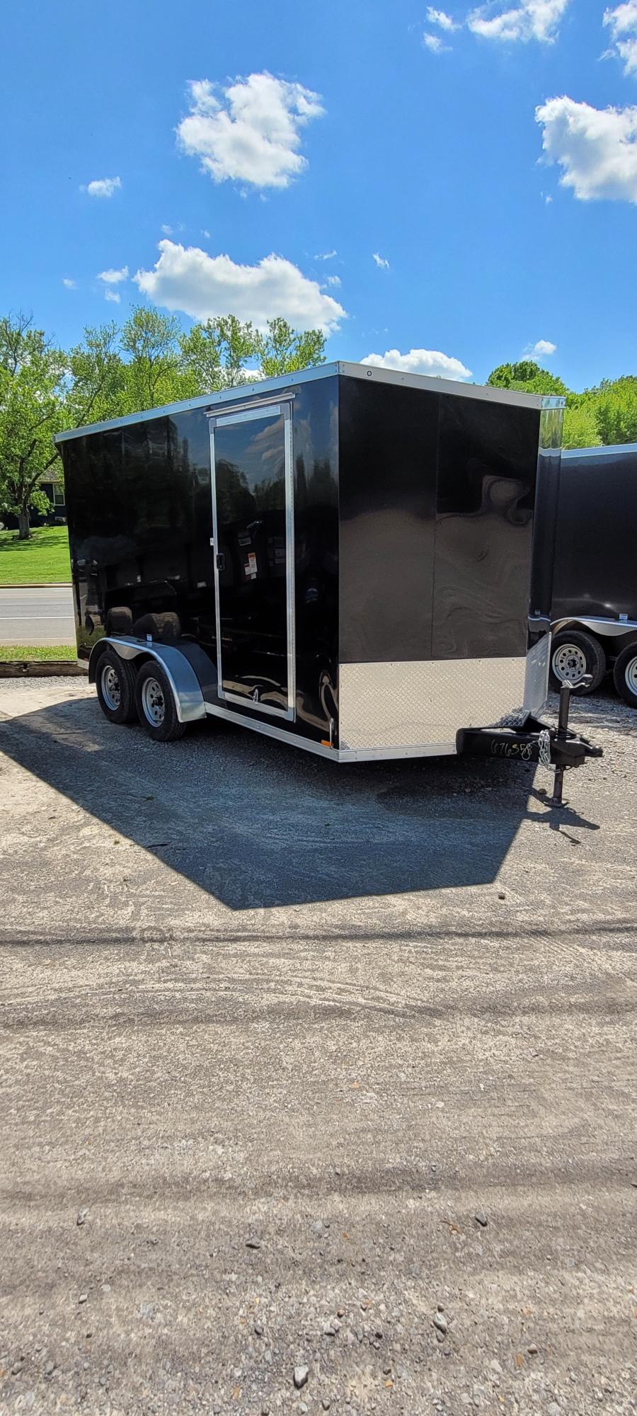 DLXV DELUXE V NOSE 7X14 T2 BK RAMP DOOR HVY RAMP PKG +6HT Image 0