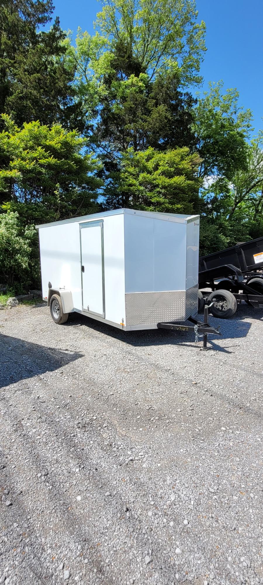 RSWT RC STL V-NOSE ENCL - 6X12 SA WHITE  6 HT Image 0