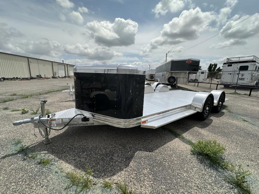 2025 Sundowner Car Hauler with removable fenders and nose guard Image 0