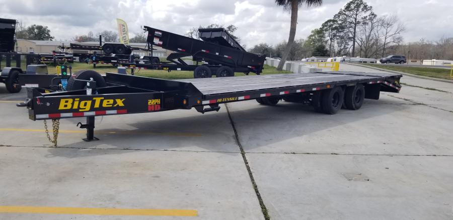Big Tex 22PH, Pintle, 102" x 25', 23.9K, Dovetail, Mega Ramps Image 1