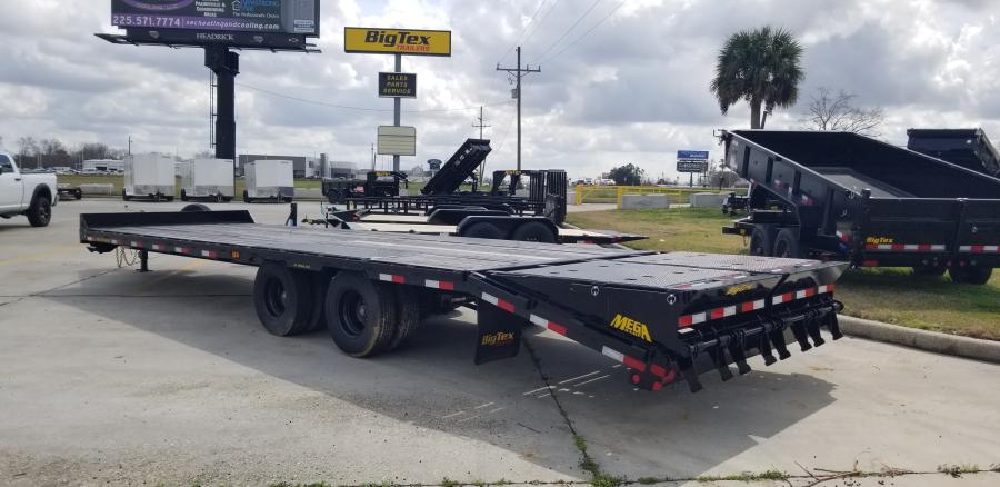Big Tex 22PH, Pintle, 102" x 25', 23.9K, Dovetail, Mega Ramps Image 2