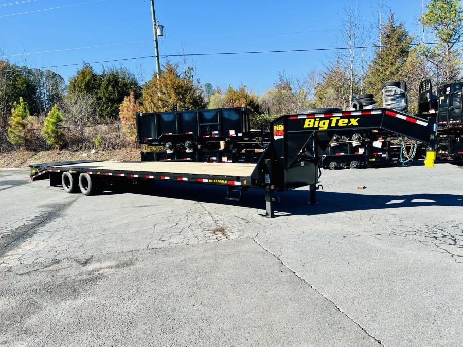 22GN Tandem Dual Wheel Gooseneck Trailer (102″x35’+5) with Mega Ramps image 0