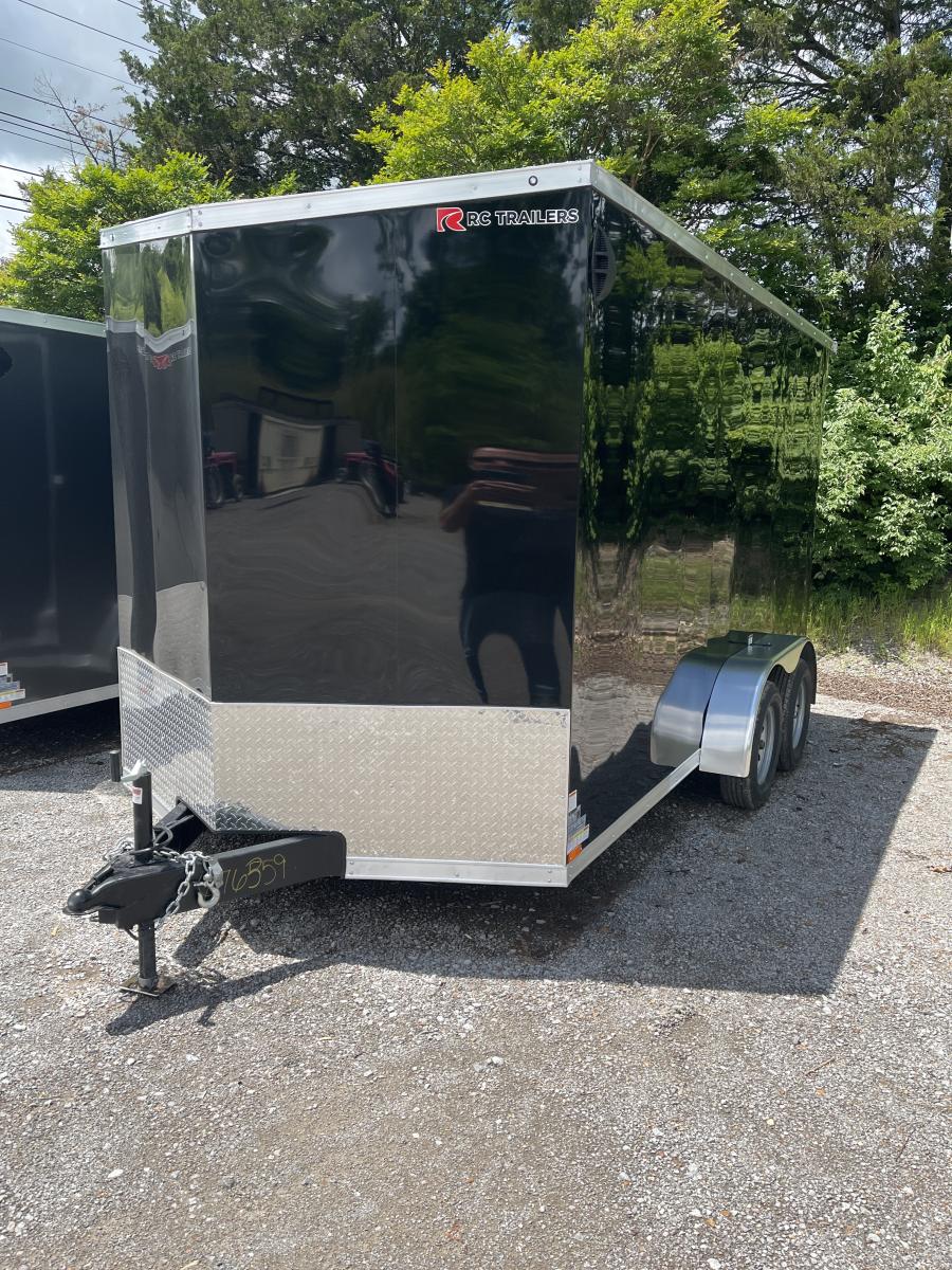 DLXV DELUXE V NOSE 7X14 T2 BK RAMP DOOR HVY RAMP PKG +6HT Image 1