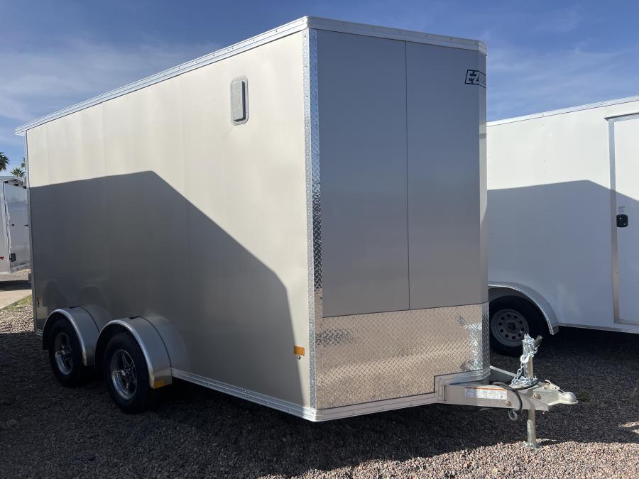 EZEC 7.4×14 E-Z HAULER ALUM CARGO TRAILER BY MISSION image 0