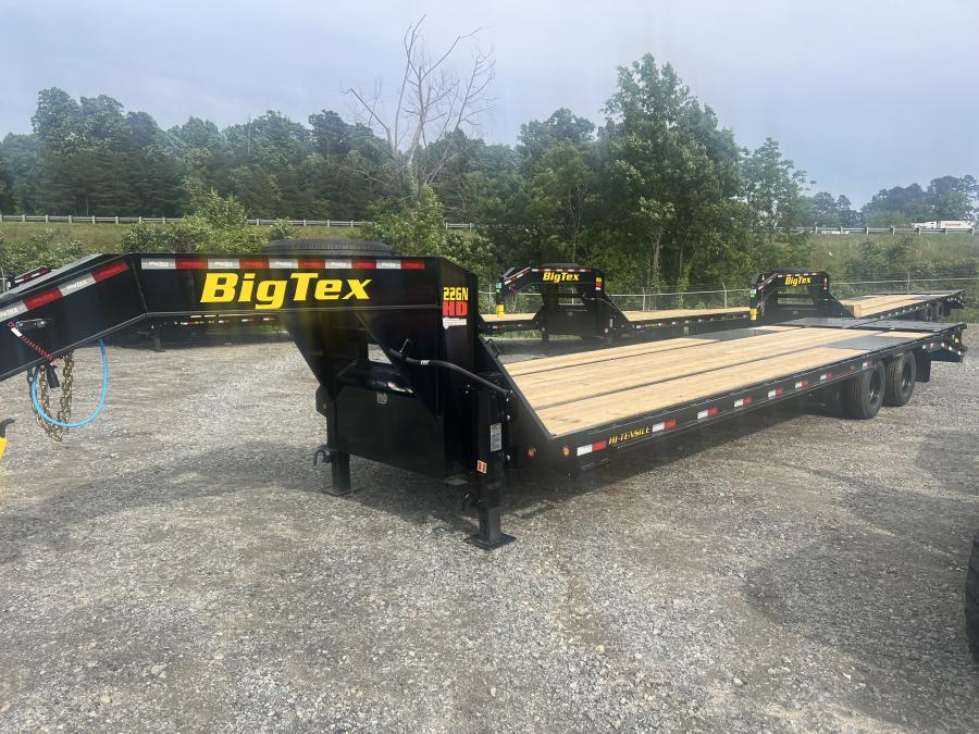 Big Tex 22GN, Gooseneck, 102″ x 33′, 23.9K, Dovetail, Mega Ramps image 1