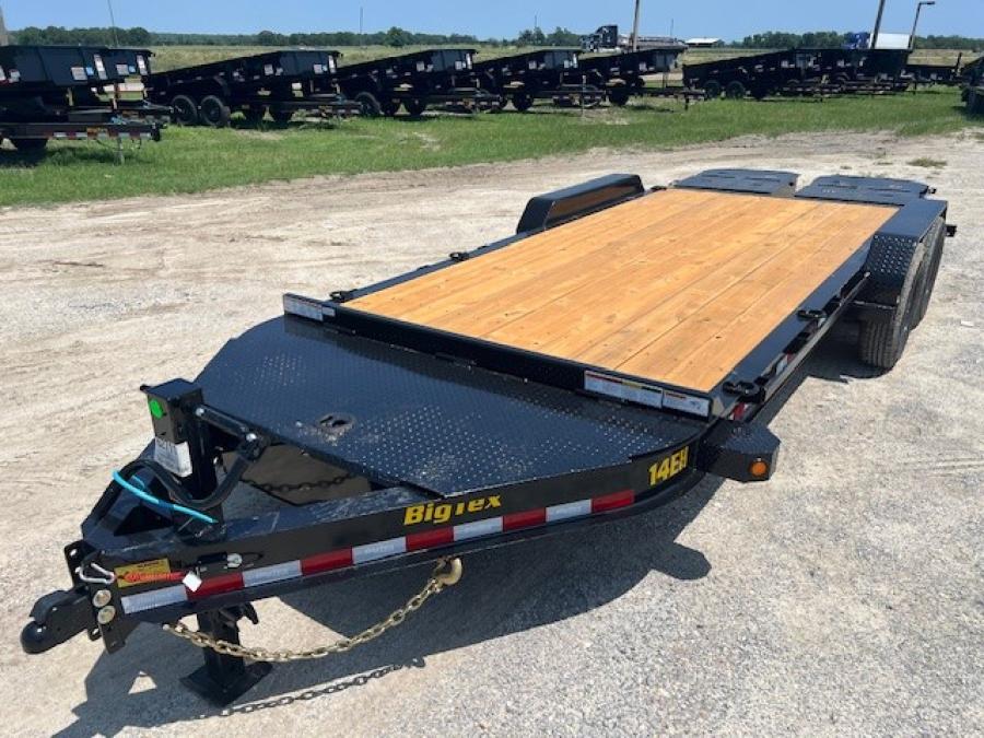 18′ Heavy Duty Tandem Axle Seamless I-Beam Equipment Trailer image 1