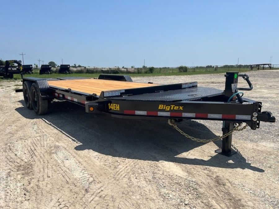 18′ Heavy Duty Tandem Axle Seamless I-Beam Equipment Trailer image 2