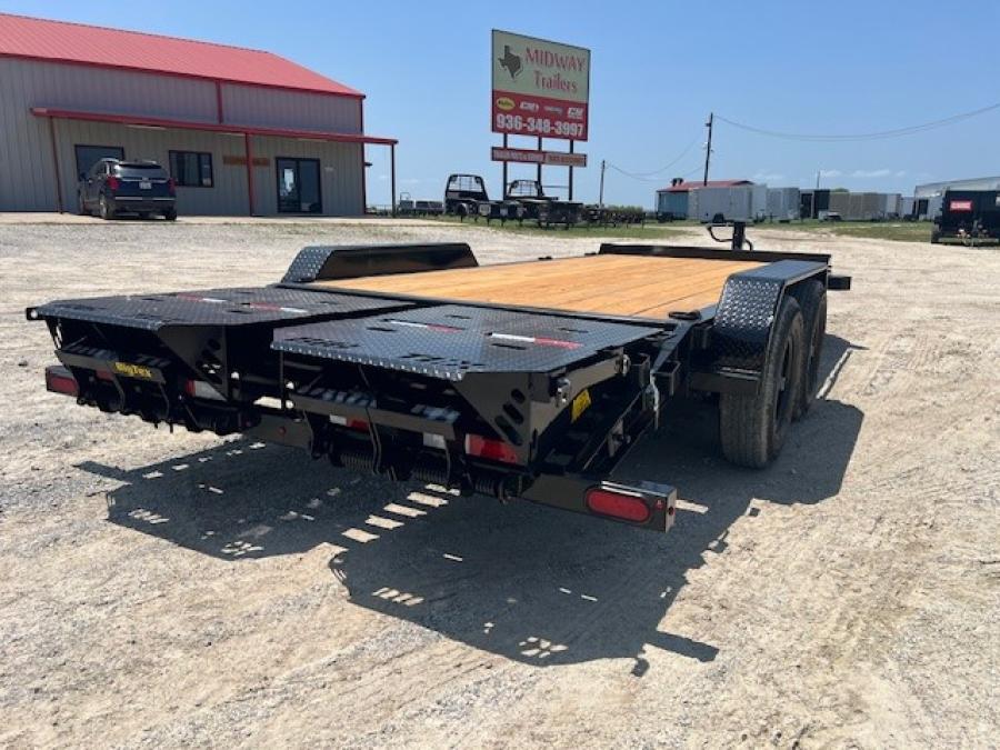 18′ Heavy Duty Tandem Axle Seamless I-Beam Equipment Trailer image 3