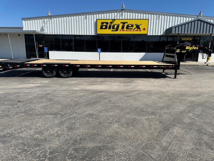Big Tex 14GN, Gooseneck, 102″ x 25′, 15.9K, Dovetail, Mega Ramps image 0