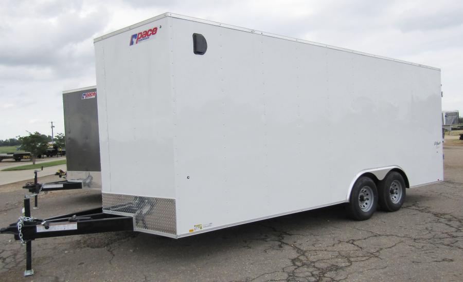 Pace 8.5×20 enclosed cargo trailer with ramp #12590 image 0