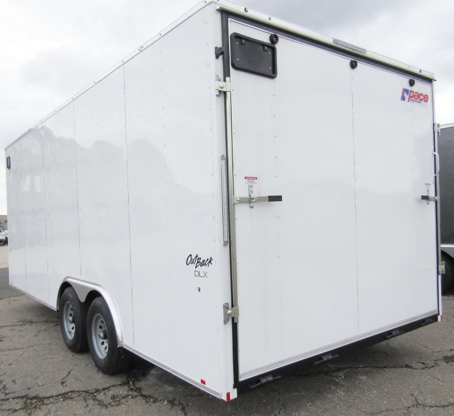 Pace 8.5×20 enclosed cargo trailer with ramp #12590 image 1