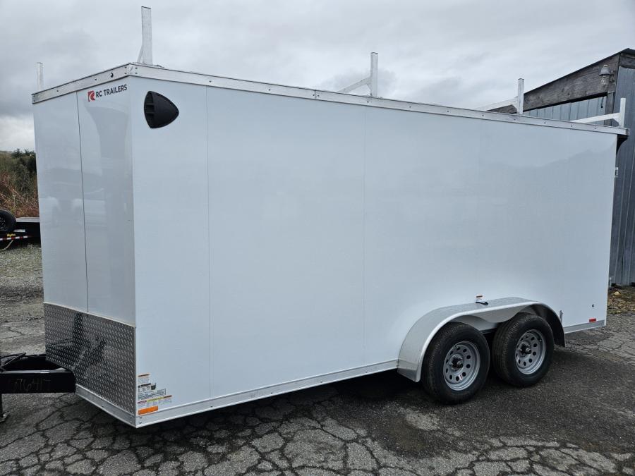 RDLX RDLX 7 x 16 TA FLAT TOP WEDG ENCLOSED TRAILER BY RC image 1