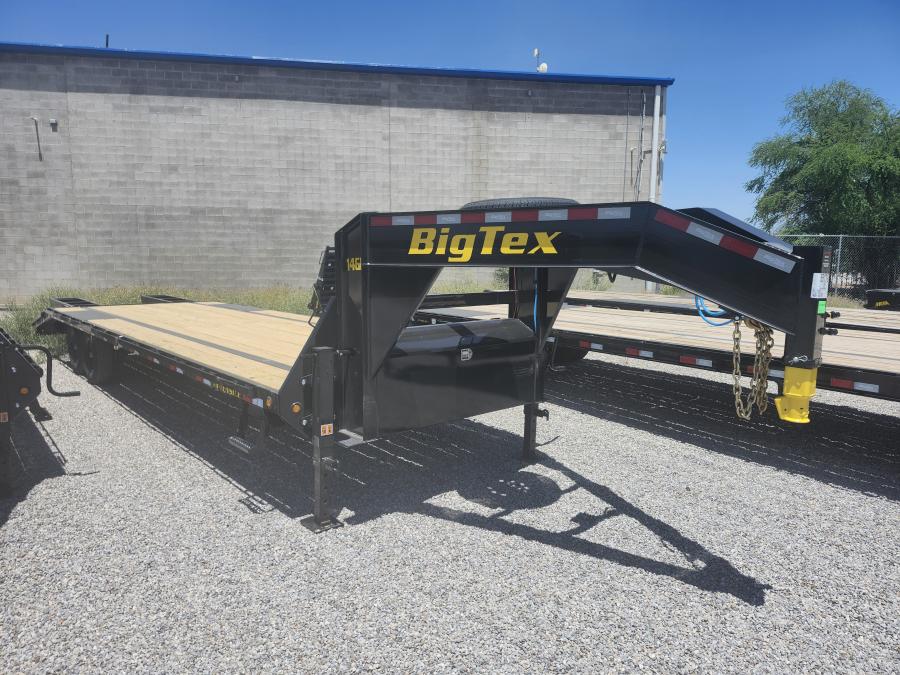 Big Tex 14GN 102″ x 25 + 5 Single Wheel Tandem Axle Gooseneck image 0