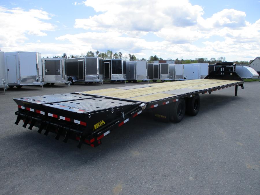 Big Tex 22GN, Gooseneck, 102″ x 40′, 23.9K, Dovetail, Mega Ramps image 1