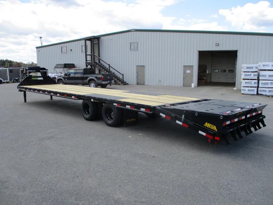 Big Tex 22GN, Gooseneck, 102″ x 40′, 23.9K, Dovetail, Mega Ramps image 2
