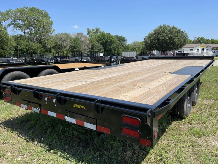 *PROMO* 2025 Big Tex 14OA-20BK-8SIR 14K Tandem Axle (102″x 20’) Deck Over Axle Equipment Trailer 8″I-Beam Frame, w/ 8′ Slide Out Ramps, Spare Mount-Black image 5