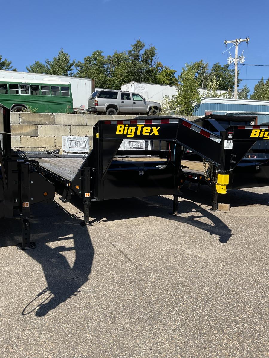 Big Tex 14GN, Gooseneck, 102″ x 25′, 15.9K, Dovetail, Mega Ramps image 0