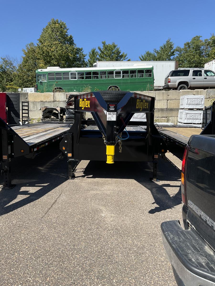 Big Tex 14GN, Gooseneck, 102″ x 25′, 15.9K, Dovetail, Mega Ramps image 2