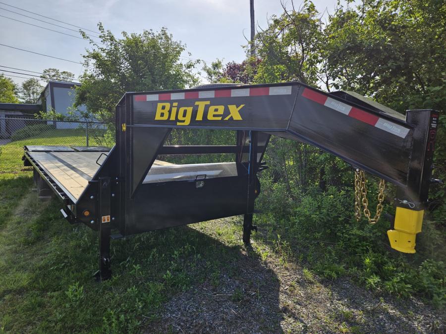 Big Tex 14GN, Gooseneck, 102″ x 25′, 15.9K, Dovetail, Mega Ramps image 1