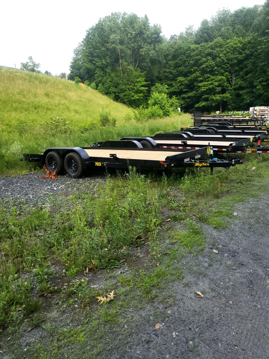 Big Tex 70CH, Car Hauler, 83″ x 20′, 7K, 4′ Slide-In Ramps image 0
